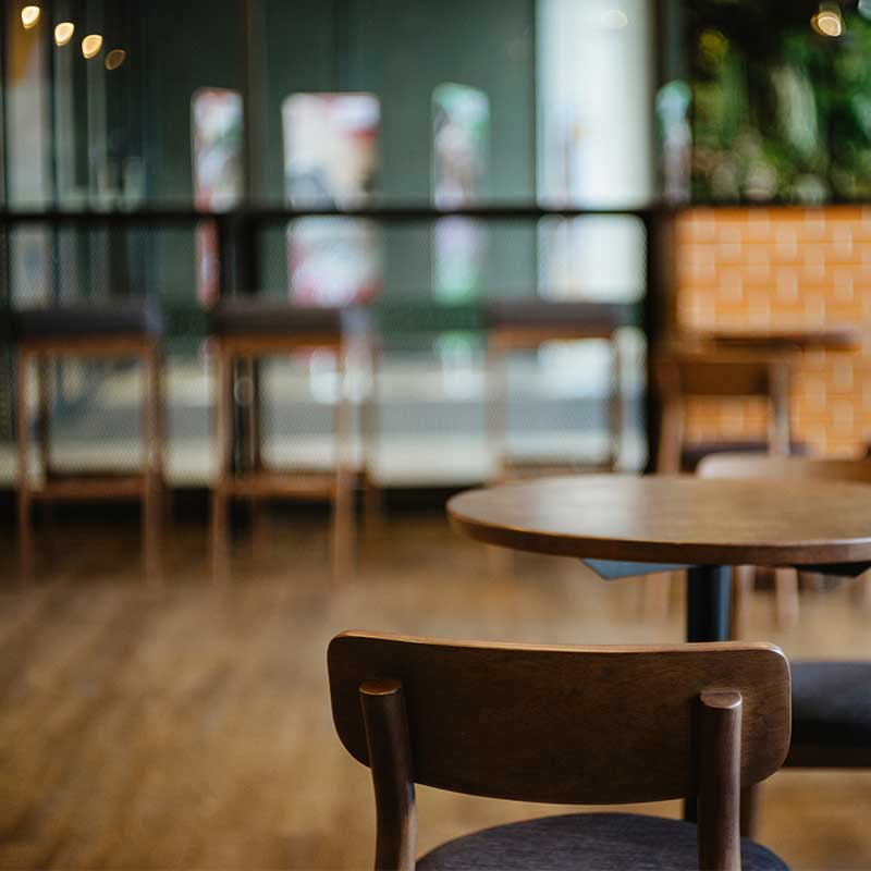 Chair Interior of a modern restaurant or bar