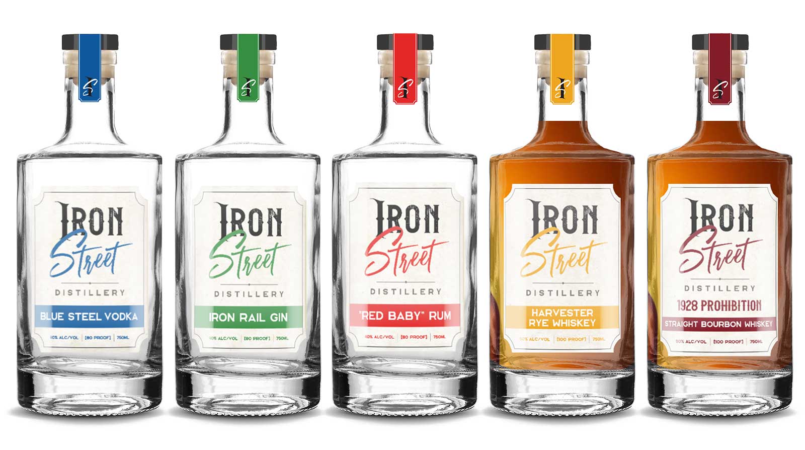 Iron Street Distillery Spirits